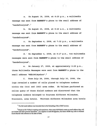 Illustration for article titled The Criminal Complaint Against Michael David Barrett, Alleged Erin Andrews Peeper